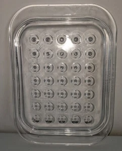 PYREX MC-1-C DIMPLED LID FIT 5.5" X 7" REPLACEMENT LID/ CLEAN - Picture 1 of 7