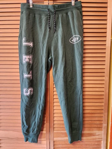 New York Jets NFL Team Apparel Official NFL Sweat Pants -Large - Green Cover
