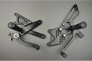 Paire de Platines / Commandes Reculées KAWASAKI ER6 F ER-6F 2012-2016 - Picture 1 of 6