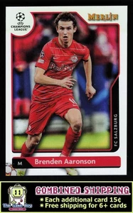 2021-22 Merlin Chrome UEFA Champions League Refractor #113 Brenden Aaronson - Picture 1 of 2