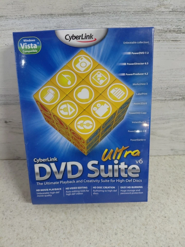 Cyberlink Ultra Dvd Suite V6 Windows Vista New Sealed - Image 1 of 4
