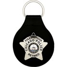 CHICAGO POLICE STAR KEY FOB: Police Officer (Retired)