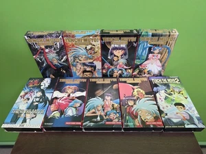 Tenchi Muyo! Collection Volumes 1 To 7 + Movie 1&2 Anime VHS 9 Tape Lot No Mold - Imagen 1 de 16