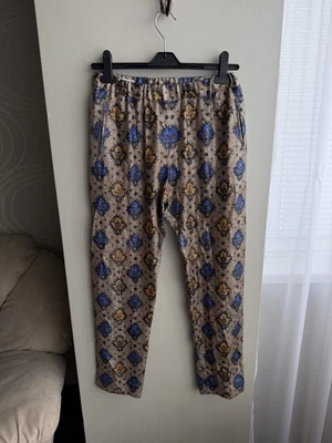 DRIES VAN Noten真丝直筒裤 — 第 1/4 张图片