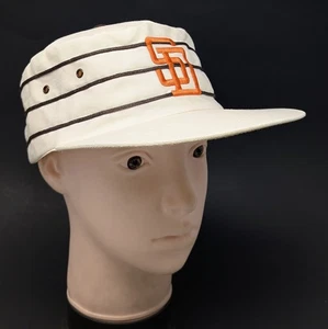 Gorra de béisbol vintage de los Padres de San Diego pastillero beige Snapback SGA MLB  - Imagen 1 de 8