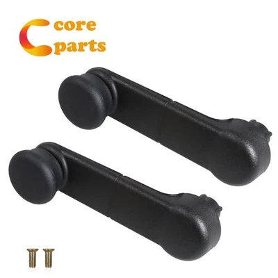 2x Window Crank Handle Set Black for 1993-2011 Ford Ranger F37Z-1023342-A - Image 1 of 4