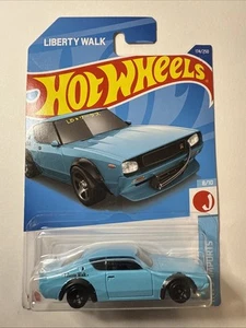 2022 Hot Wheels Blue Nissan Skyline 2000GT-R LBWK #174/250 HW J-Imports #8/10 - Picture 1 of 3