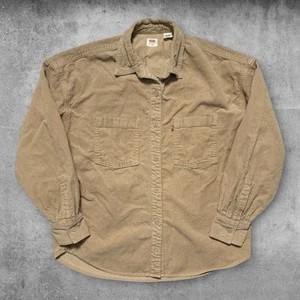 Levi's Corduroy Oversized Worker Button Shirt Tagged XS, Fits Size XL - Picture 1 of 5