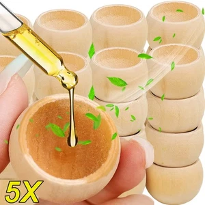 5pcs Wooden Aroma Diffuser Essential Oil Diffuser Air Freshener Home Dispenser - Picture 1 of 16
