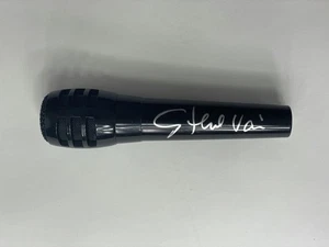 STEVE VAI SIGNED AUTOGRAPH MICROPHONE MIC PASSION AND WARFARE GRAMMY WINNER PSA - Picture 1 of 2