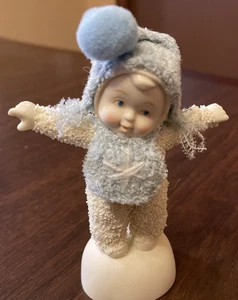 Snowbabies Look At Me Baby Junge Abteilung 56 mit Karton Neuwertig - Bild 1 von 7