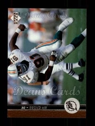 1996 Upper Deck #226 Jeff Cross Dolphins Mizzou 8 - NM/MT - Image 1 of 1