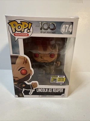 Figura Funko Pop Lincoln como Reaper CHASE #474 The 100 TV Series Comic Con 750 Foto 1 de 4
