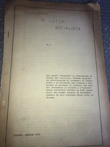 LOTTA DI CLASSE-COMUNISMO IN EUROPA-QUADERNI DI LOTTA SOCIALISTA-IL ‘68 -1969 - Foto 1 di 14