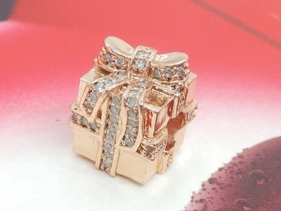 Pandora Rose Sparkling Surprise Present Charm with Clear Zirconia - 781400CZ - Image 1 of 4