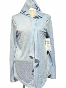Nuevo con etiquetas Cárdigan Wildfox Sweat Para Mujer Azul Con Capucha Abierto Ligero Pequeño S O - Imagen 1 de 2