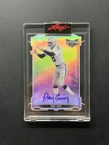2022 Leaf Vibrance Ray Guy 2/4 Legend Auto Black Refractor Signature - Picture 1 of 2