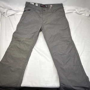 NWT Ariat FR M4 Relaxed Boot Cut Gray Ripstop Cargo Pants 34x30 Flame Resistant - Picture 1 of 9