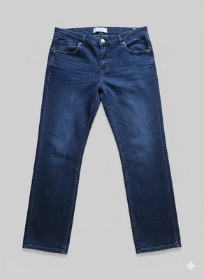 Basic Jeans ANGELS Dolly , Dark Indigo Used Buffi, Kurzgröße, Größe 46 Länge 28 - Bild 1 von 3