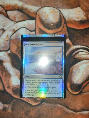 FOIL NFC Miscut Seachrome Coast Scars of Mirrodin MTG Magic the Gathering - Image 1 of 2