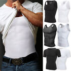 Mens Body Shaper Compression Tank Top Slimming Shapewear Abdomen Undershirt Vest