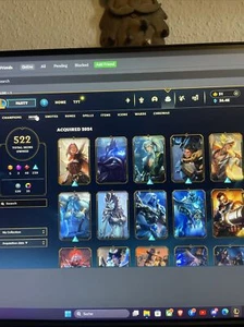 League of Legends I EUW Account 522 Skins I All Champions | Low Elo - Bild 1 von 3