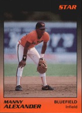 1989 Bluefield Orioles Star #2 Manny Alexander