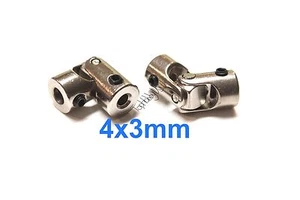 2 Stück 4 x 3,00 mm RC Boot Kreuzgelenk Kupplung U-Gelenk (US-VERKÄUFER & VERSAND) - Bild 1 von 1