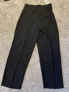 Women's Black Dress Professional Office Straight Leg Pants 16 NWT N Touch - Picture 1 of 6