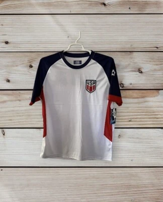 NUEVO CON ETIQUETAS USA Fútbol Xcelsius Active Juego del Mundo Camiseta Hombre’s GRANDE Foto 1 de 4