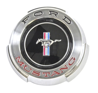 NEW! 1965 Ford Mustang Gas Cap Chrome Twist on with cable - Free Shipping - Image 1 of 4