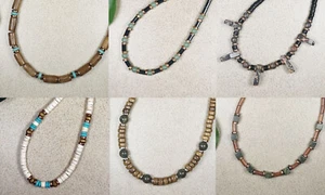 Handmade Beaded Necklaces, Gift for Him, Style and Length Choices - Picture 1 of 74