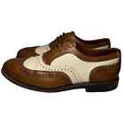 Allen Edmonds 9.5 Broadstreet Brown Cream Bone 90th Anniversary Spectator Shoes