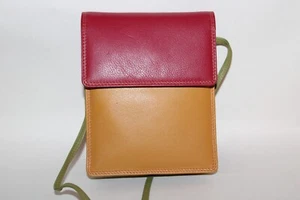 Golunski Cuero Cuello Monedero/Bolso Bandolera Estilo 7131 Color Especias RFID Nuevo - Imagen 1 de 4
