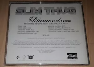SLIM THUG Diamonds - Remix PROMO CD Single RAP Hip Hop YOUNG JEEZY, SLICK PULLA - Bild 1 von 3