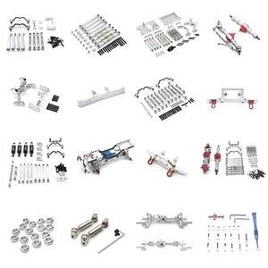 For MN 1/12 D90 D91 D96 MN98 MN99S Crawler car Alloy metal upgrade parts Silver - Picture 1 of 70