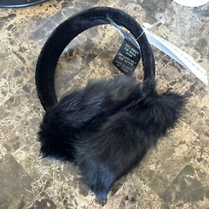 Vintage Adrienne Landau Rabbit Fur Ear Muffs From Neiman Marcus 2009-2011