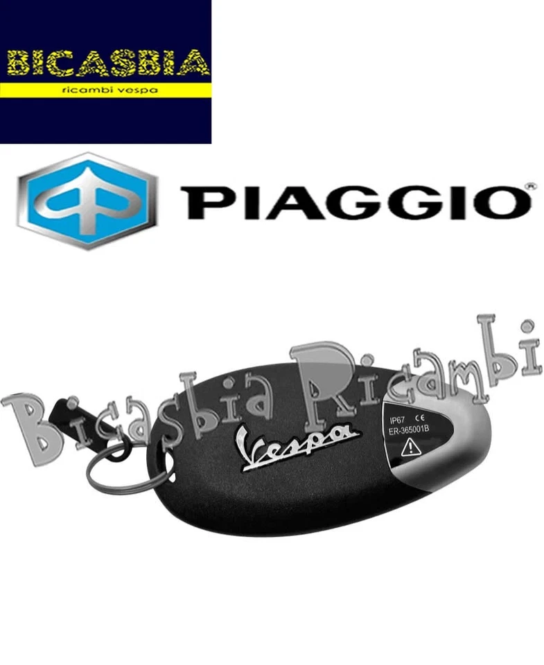 1D004008 - ORIGINALE PIAGGIO CHIAVE COMANDO KEYLESS VESPA GTS HPE 300 2022-2024