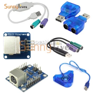 Dual PSX/PS1/PS2 Female to USB Male Converter Keypad Driver Adapter for Arduino - Picture 1 of 29