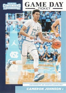 2019-20 Contenders Draft Picks Basketball Game Day Ticket #18 Cameron Johnson