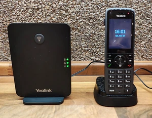 Yealink W78P - VoIP Telefon - Schnurlostelefon - DECT - 2,4 Zoll LCD - schwarz - Bild 1 von 3