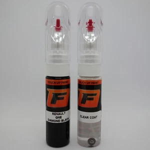 Touch up paint for RENAULT GNE DIAMOND BLACK NOIR ETOILE PEARL Pen Kit Brush - Picture 1 of 8