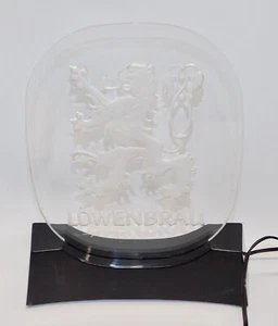 Vintage Bar: Bier - gebrauchtes Lowenbrau beleuchtetes Bierschild - Bild 1 von 8