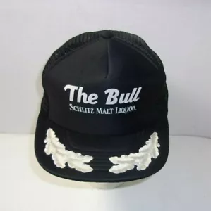 The Bull Schlitz Malt Liquor Trucker Vintage Sportcap Cap Hat Clean!! - Picture 1 of 11
