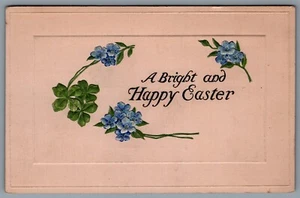 Postcard Easter c1914 Tucks A Bright And Happy Easter Embossed CDS Cancel - Picture 1 of 2