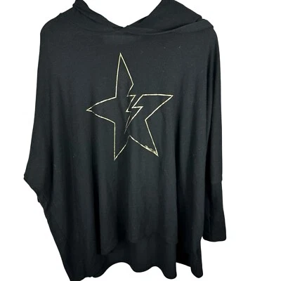 Sudadera con Capucha LAUREN MOSHI Para Mujer Gráfico Estrella Relámpago M/L Suelta De Gran Tamaño Foto 1 de 4