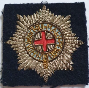 Coldstream Guards Drahtbarren bestickt Stoff Blazer Abzeichen - Veteranen - Bild 1 von 3