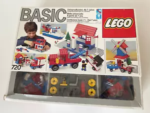 LEGO BASIC Basic Building Set, 7+ (720) - 1985 - NUEVO/NUEVO - ¡CAJA SELLADA! - RARO - Imagen 1 de 10