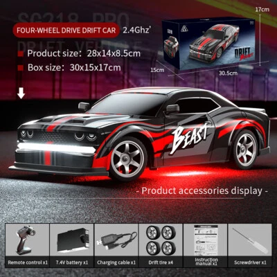 ZLL SG218 PRO RC Drift Vehicle 2.4Ghz Sports Car Scale 1:16  Remote Control Car - Image 1 of 4