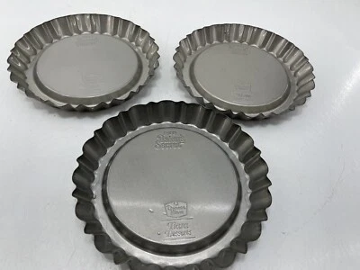 Lote de 3 Tiara Ekco Baker's Secret Duncan Hines Postre Acanalado Sartén Tarta Quiche Foto 1 de 4